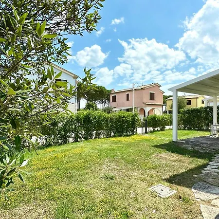 M375 - Marcelli, Bilocale Con Giardino In Con Piscina * Numana